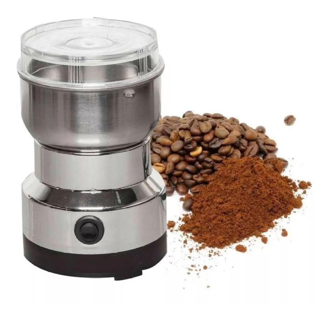 Molino Eléctrico de Café en Grano y Especias - Acero Inoxidable Multifuncional