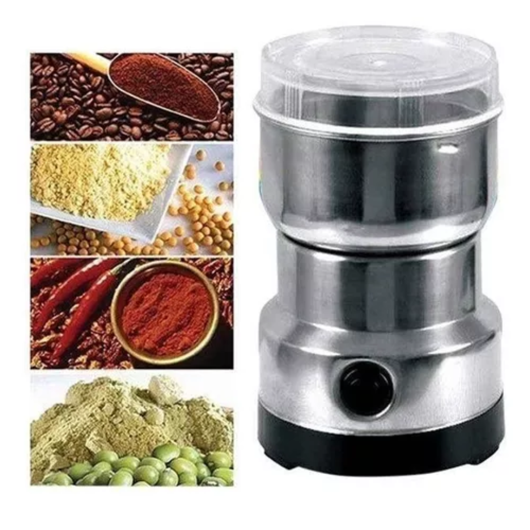 Molino Eléctrico de Café en Grano y Especias - Acero Inoxidable Multifuncional
