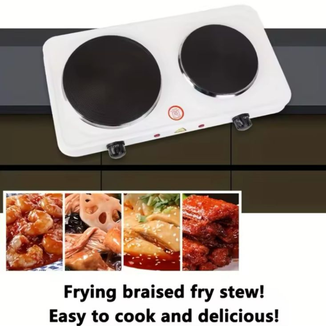 Cocina Eléctrica de Dos Platos Lisas - Hot Plate 2000W