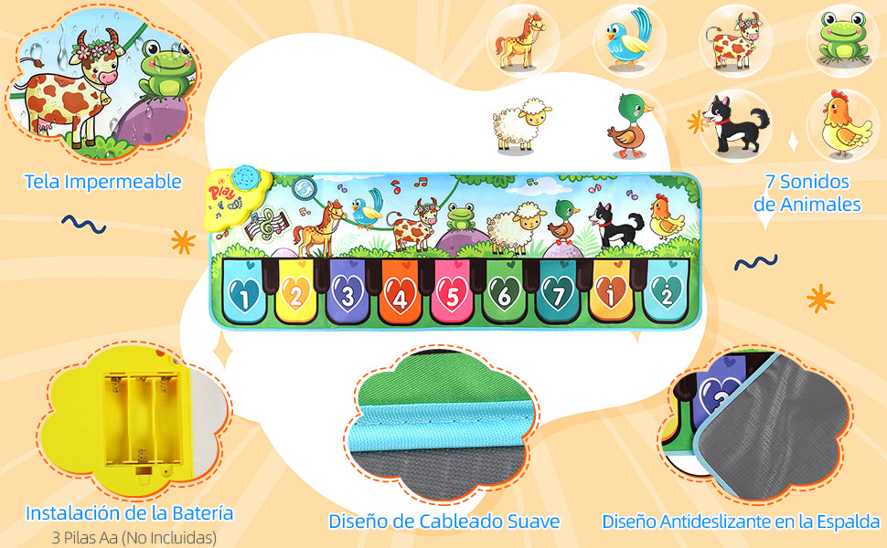 Alfombrilla Piano Musical: Diversión y Aprendizaje para los Pequeños 🎵