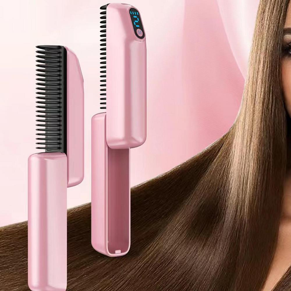Cepillo Eléctrico Portátil de Iones Negativos: Peinado Perfecto en Cualquier Lugar ✨