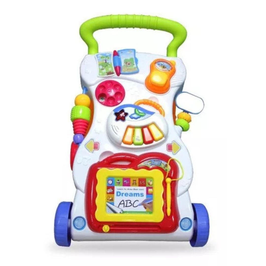 Andador Caminador Primeros Pasos Musical Multicolor – Desarrollo y Diversión para tu Bebé 🎵👶