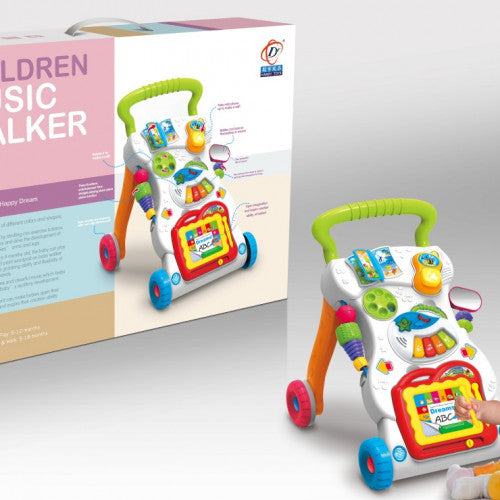 Andador Caminador Primeros Pasos Musical Multicolor – Desarrollo y Diversión para tu Bebé 🎵👶