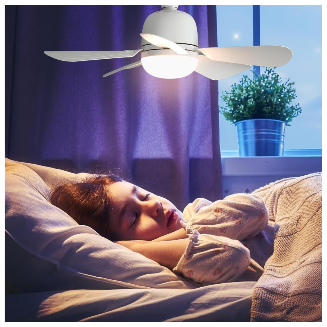 Ampolleta + Ventilador de Techo con Control Remoto: Ilumina y Refresca Tu Espacio 🌬️💡