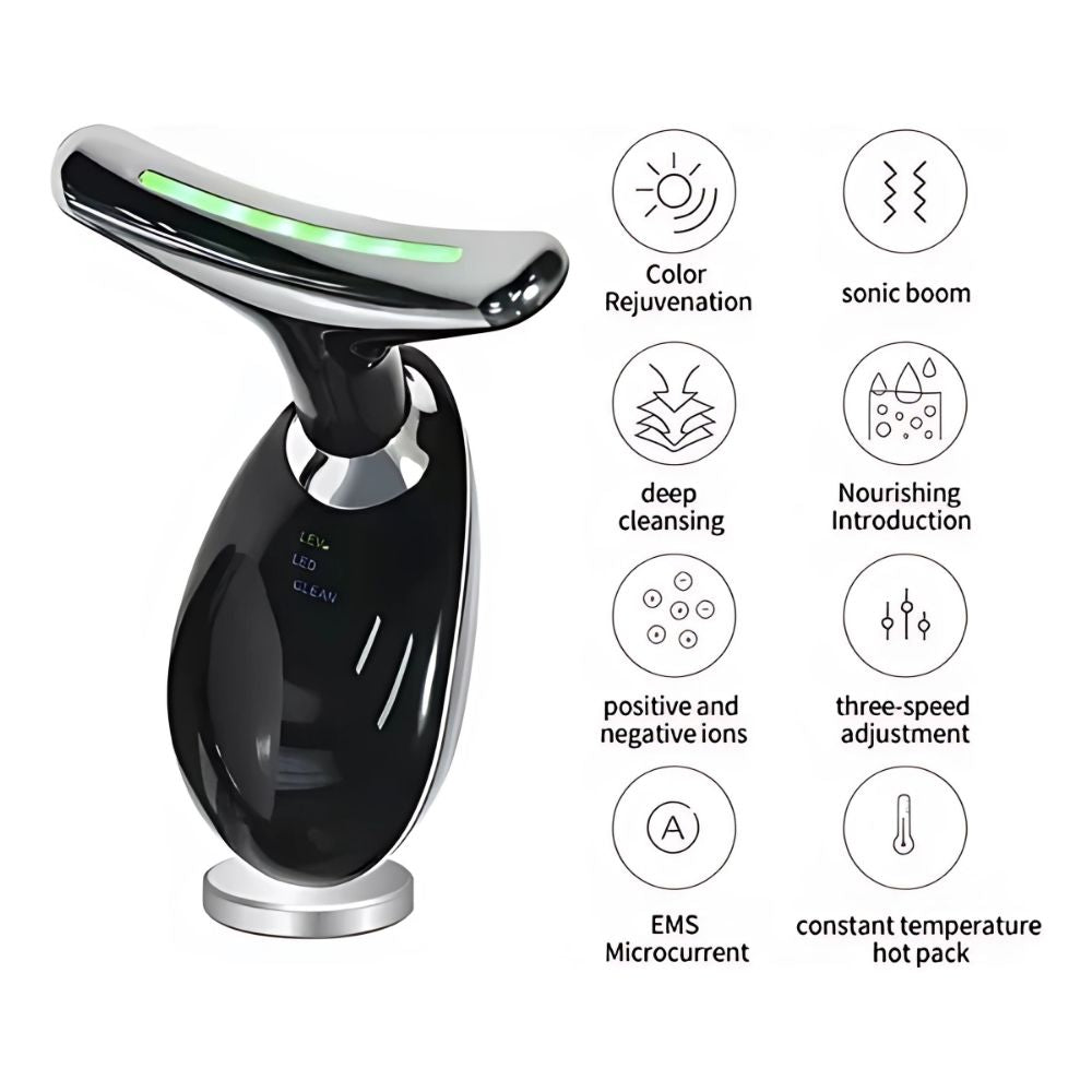 Masajeador Reductor de Papada y Facial de Alta Frecuencia: Revoluciona tu Rutina de Cuidado de la Piel ✨