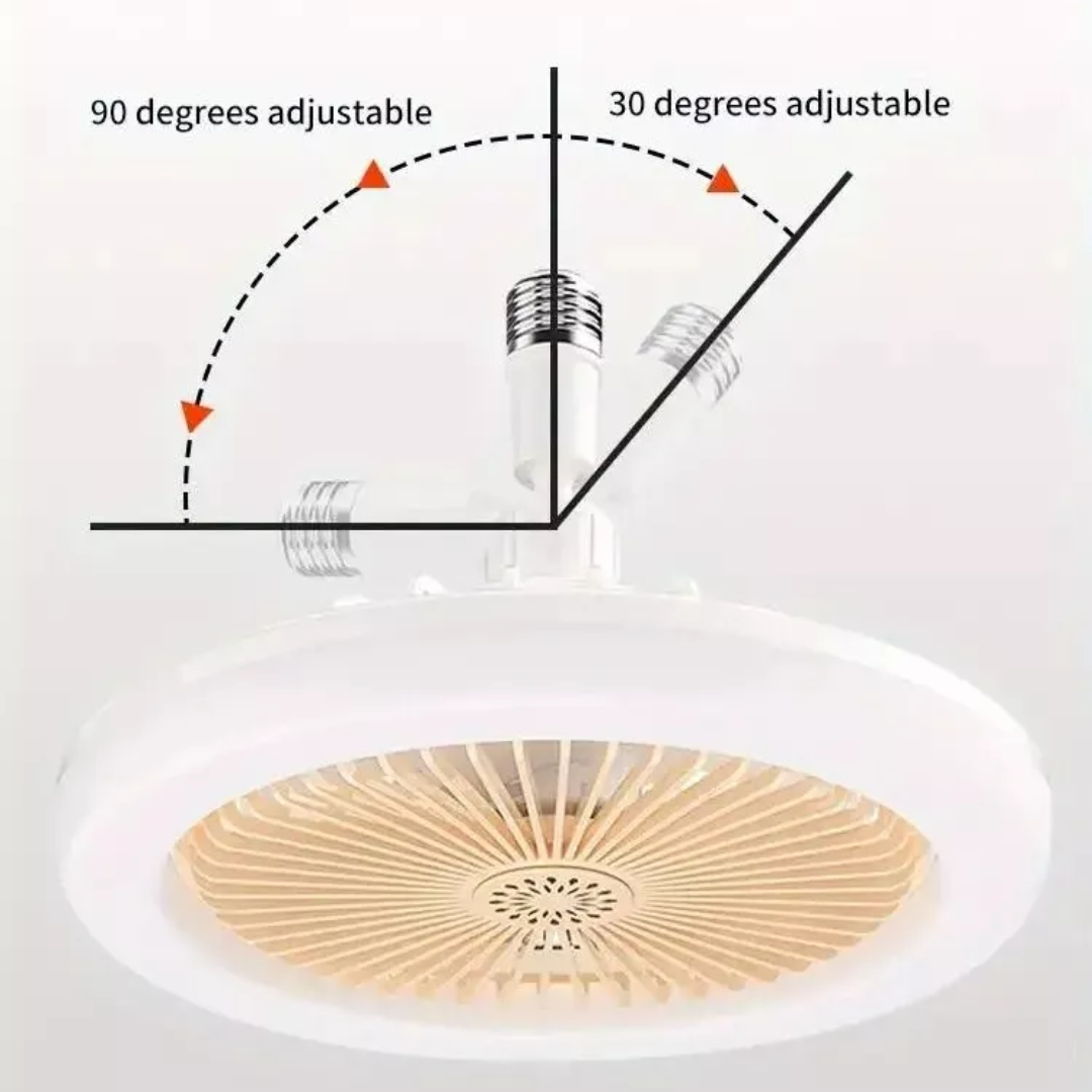 Ventilador De Techo Con Lampara Led Con