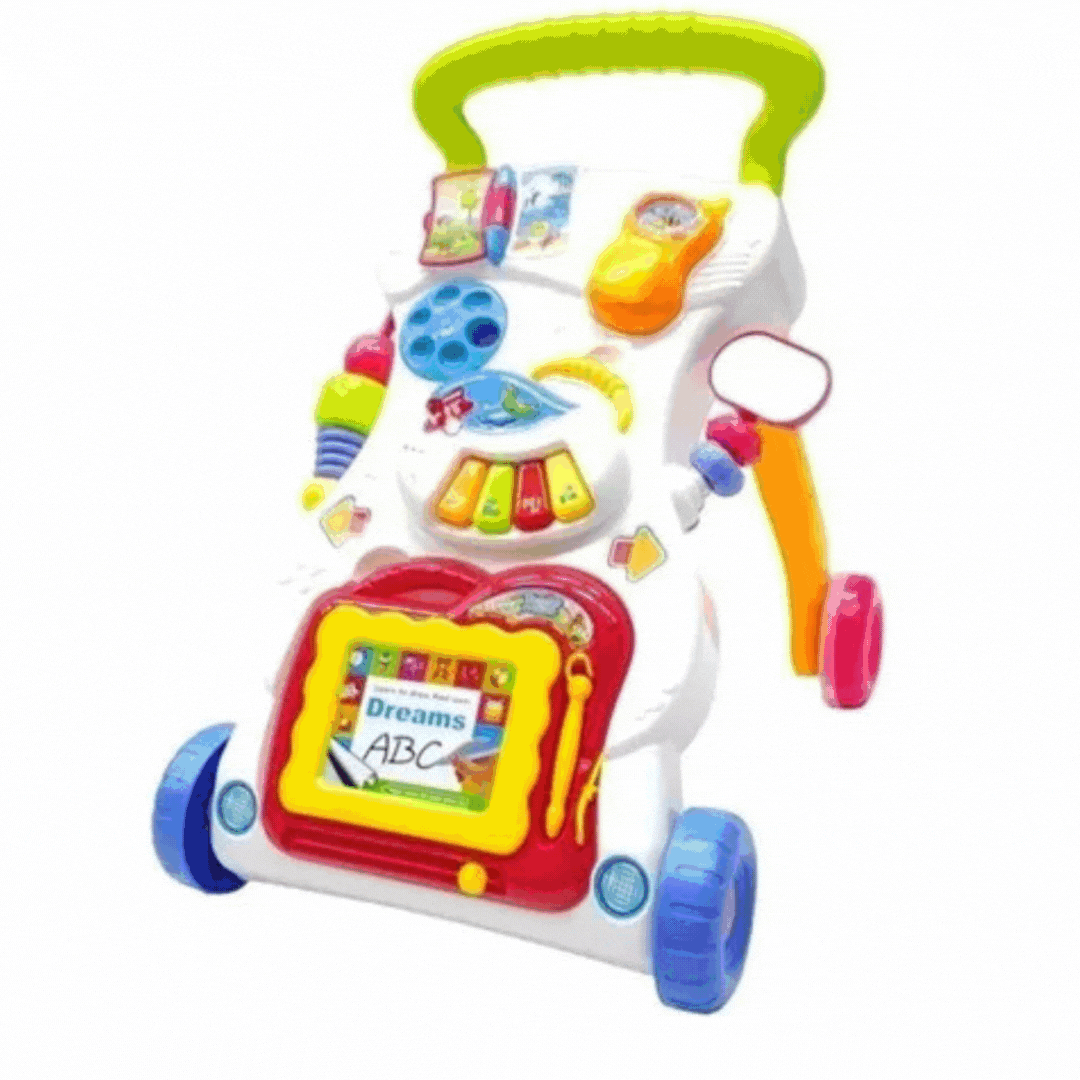 Andador Caminador Primeros Pasos Musical Multicolor – Desarrollo y Diversión para tu Bebé 🎵👶