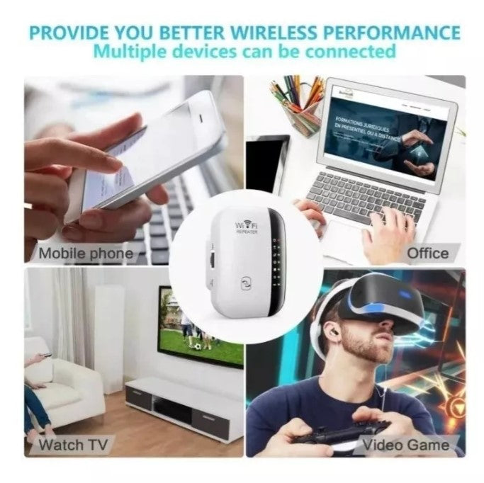 Repetidor Amplificador WiFi Señal 300 Mbps