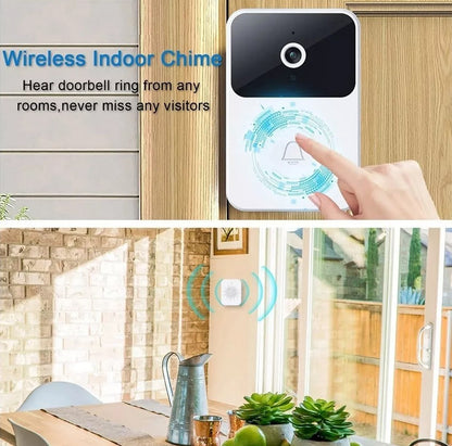 Timbre Inalámbrico Exterior con Cámara WiFi Smart Videoportero