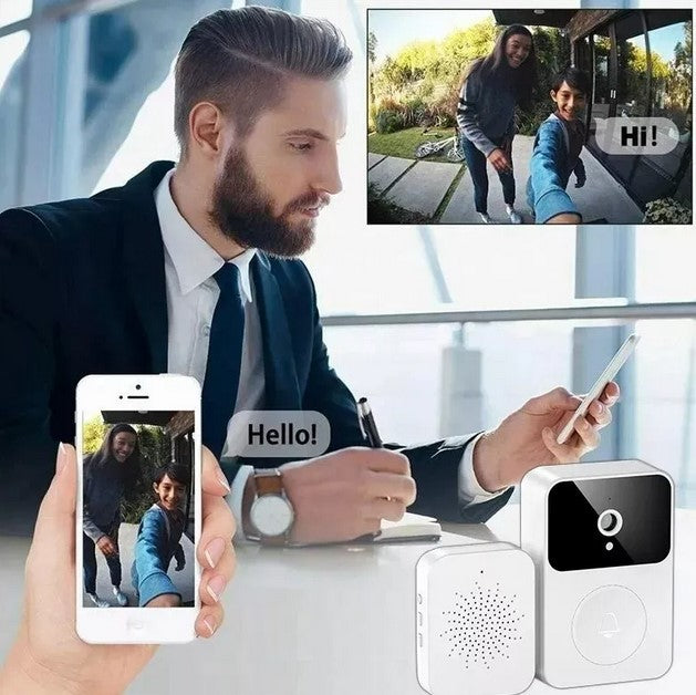 Timbre Inalámbrico Exterior con Cámara WiFi Smart Videoportero