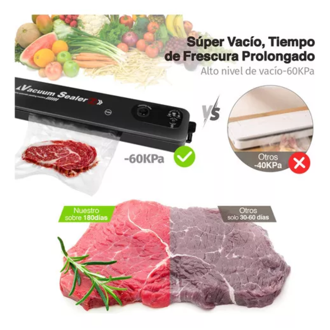 Selladora al Vacío con Bolsas Incluidas 🥦🍗