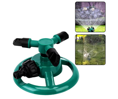Rociador de Agua Giratorio para Jardín - Rotación 360°