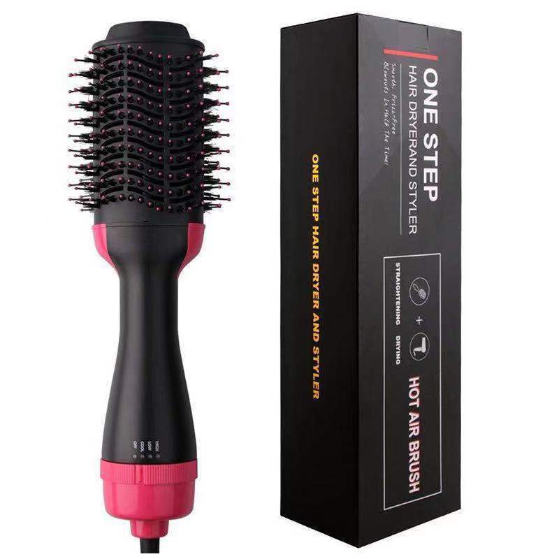 Cepillo Secador 3 en 1: ¡Seca, Alisa y Da Volumen en un Solo Paso! 🌬️💇‍♀️