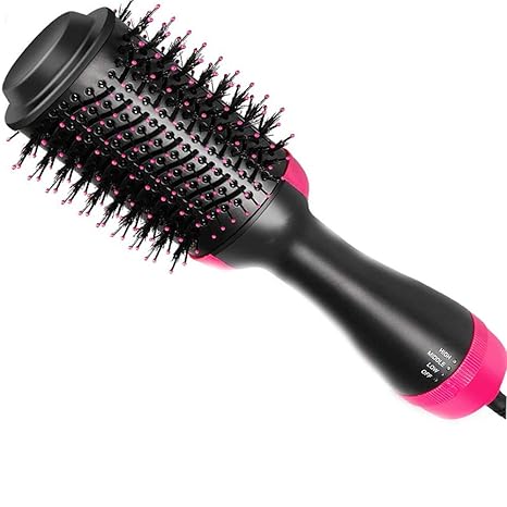 Cepillo Secador 3 en 1: ¡Seca, Alisa y Da Volumen en un Solo Paso! 🌬️💇‍♀️