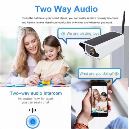 Cámara IP Solar de Exterior WiFi con APP i-cam+ ☀️📹