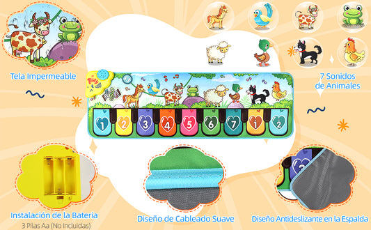Alfombrilla Piano Musical: Diversión y Aprendizaje para los Pequeños 🎵