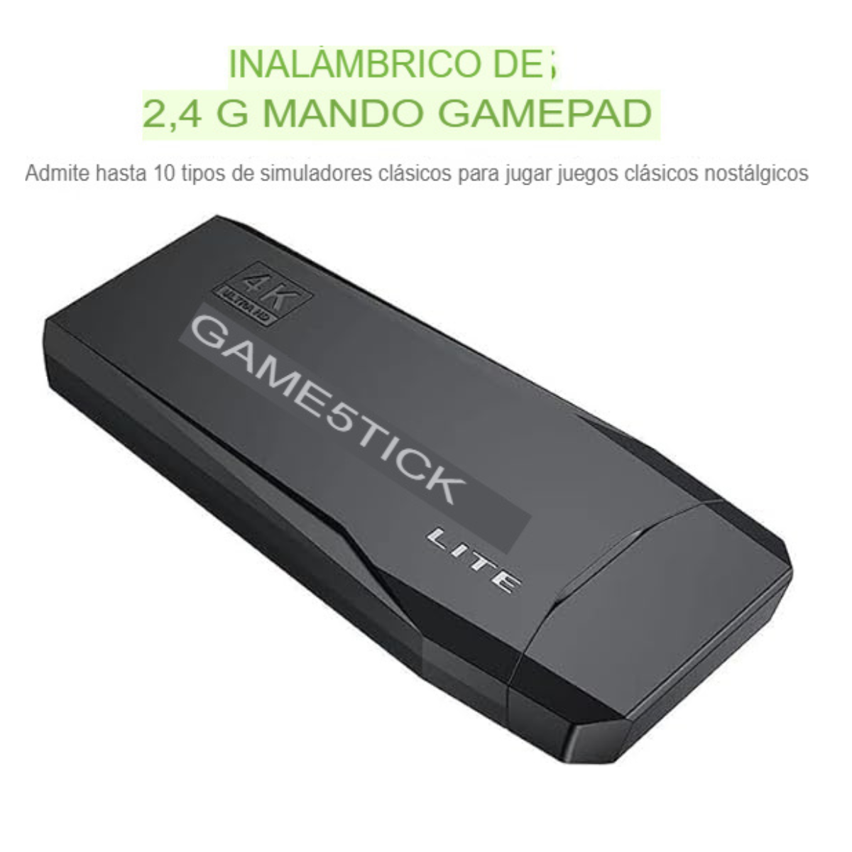 Consola de Juegos Inalámbrica 64 GB: Revive la Magia de los Videojuegos Clásicos