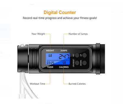 Cuerda de Saltar con Contador Digital - Lleva tu Entrenamiento al Siguiente Nivel 🏋️‍♀️