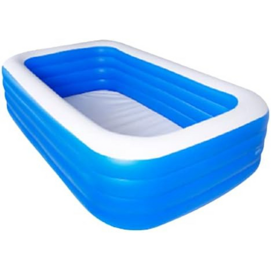 Piscina Familiar 3 Filas 200 cm x 120 cm – Diversión Segura y Refrescante para Toda la Familia