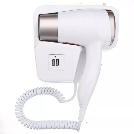 Secador de Pelo con Base USB para Pared - Elegancia y Funcionalidad en tu Hogar