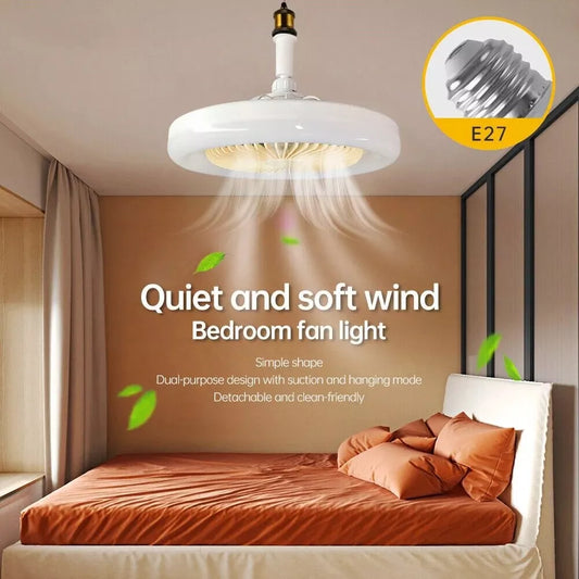 Ventilador De Techo Con Lampara Led Con