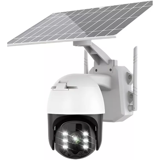 Cámara IP WiFi 4G con Simcard y Panel Solar - Seguridad Inteligente y Autónoma